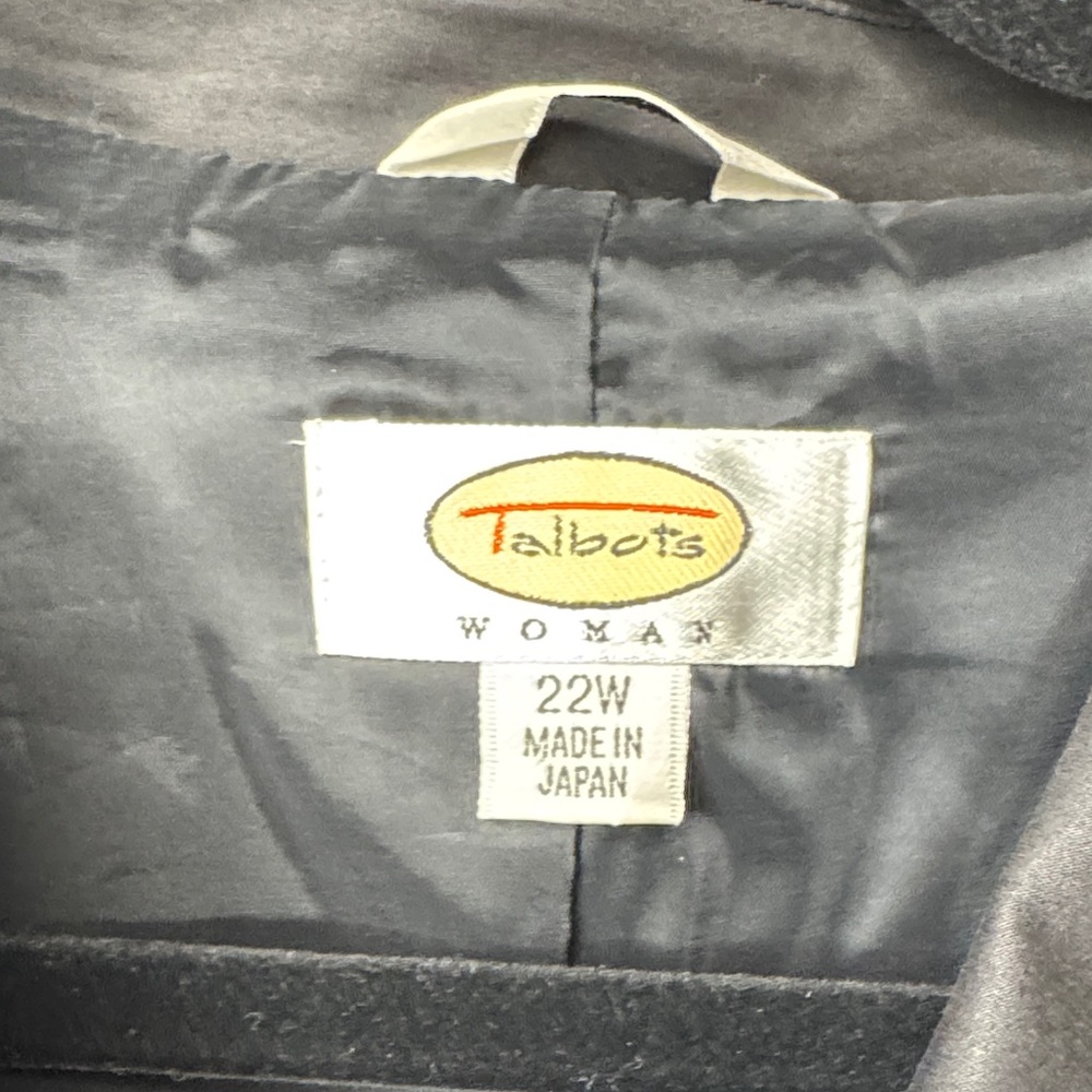Talbots Black Button-Front Jacket - Picture 2 of 9